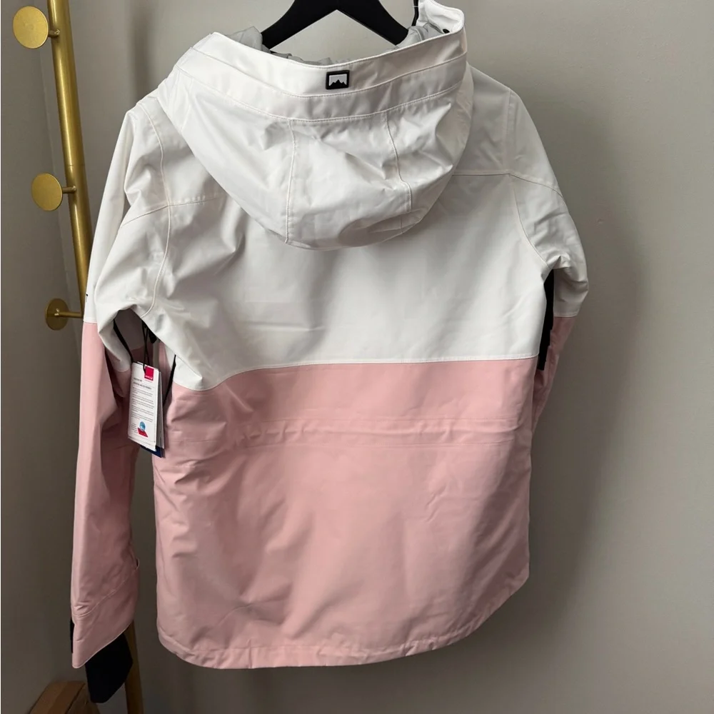 MONTEC Dune W Snowboard Jacket Women Old White/Black/Soft Pink - Picture 7 of 10